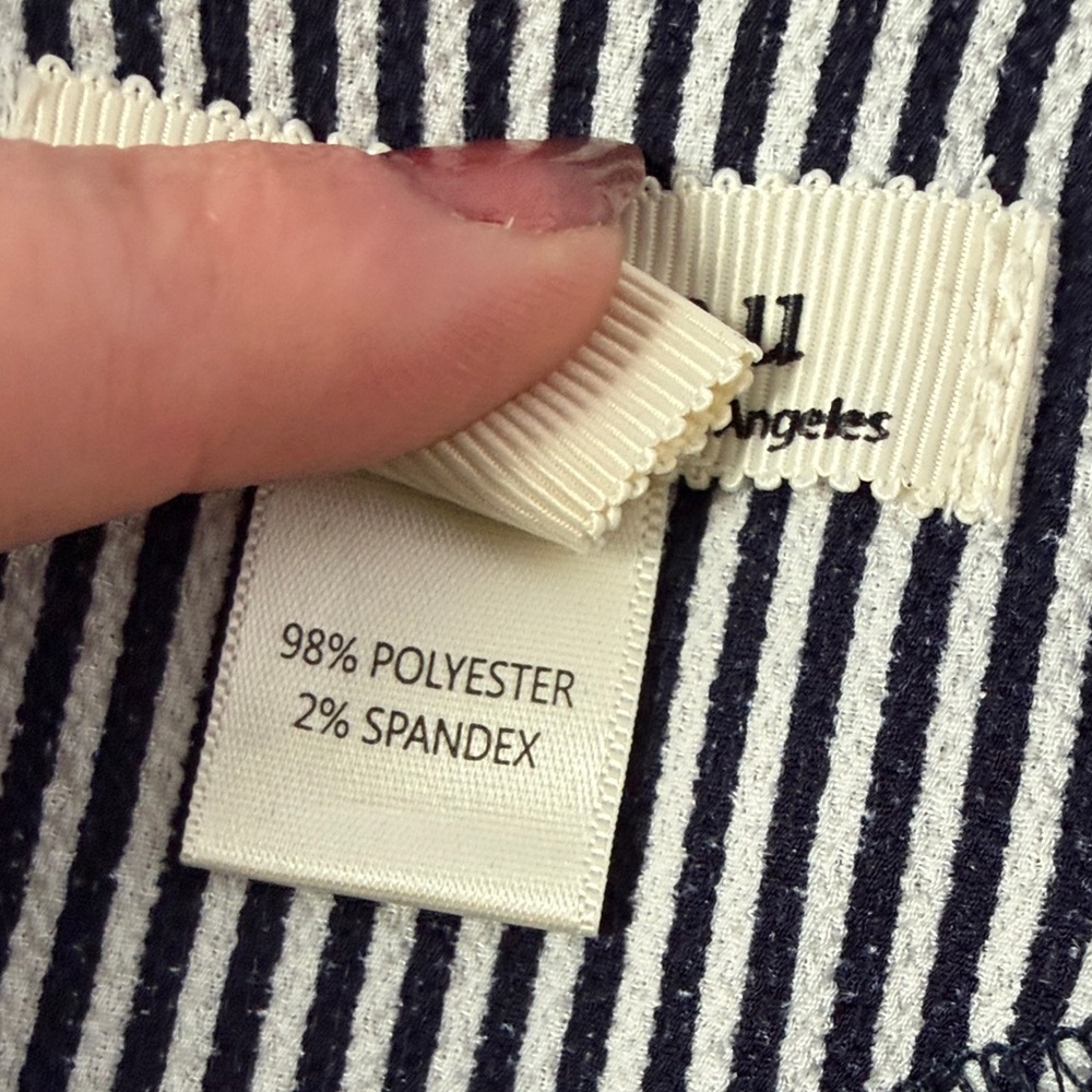 Universal Thread Striped Ruffle Sleeve Top - Picture 5 of 5
